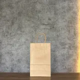 Túi giấy không quai, Không Quai V2 ngắn dày, 25 × 15,5 × 9 cm, 100 g/m²