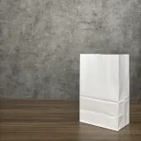 Túi giấy không quai, Không quai V3 trắng, 28,5 × 20 × 11 cm, 120 g/m²